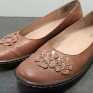 Hush Puppies Leather Brown  Slip - OnsShoes Women 7EW